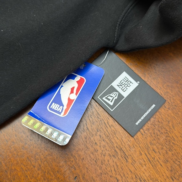 Brooklyn Nets New York NBA Black Hoodie Medium Mens Hoodie Basketball New Era - Picture 4 of 16